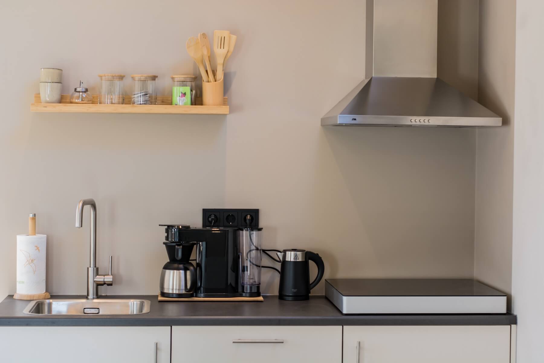 Gastenverblijf De Hulshoek kitchenette